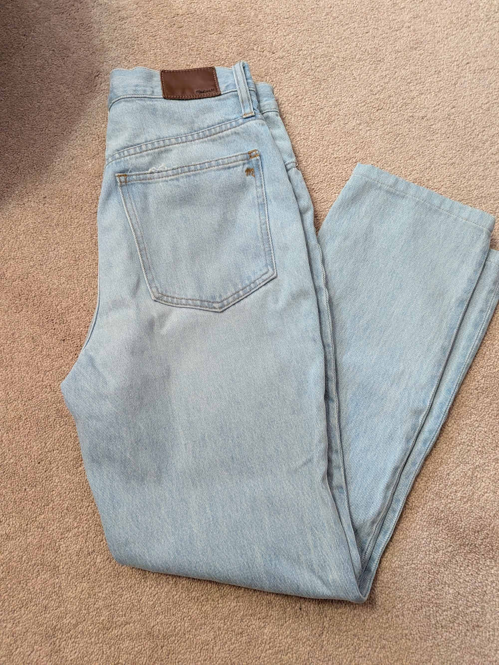 Madewell Light Blue Straight-Leg Women’s Jeans